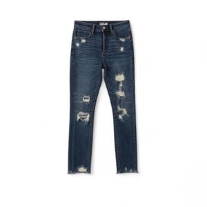 ABERCROMBIE & FITCH Distressed skinny jeans -2R